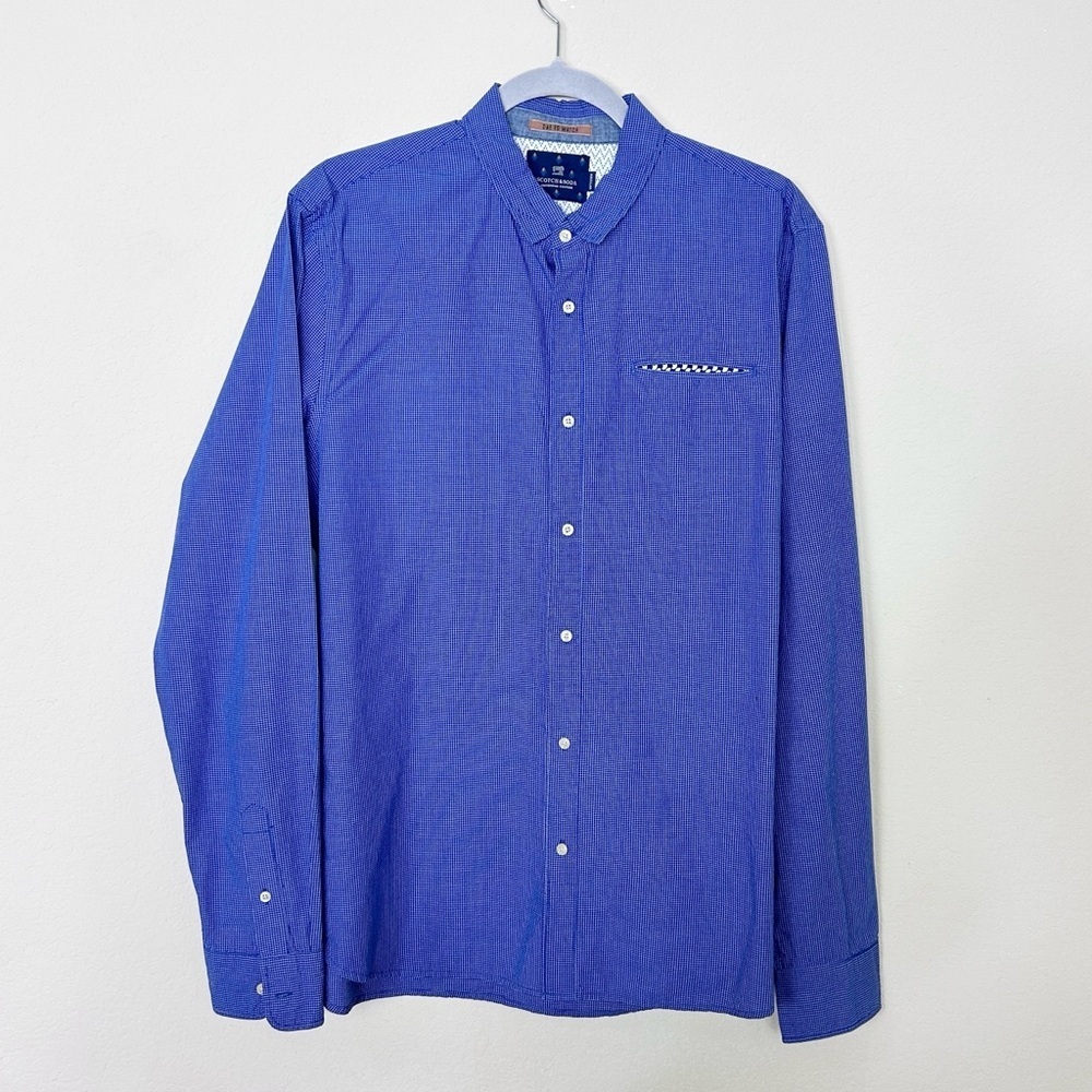 SCOTCH & SODA Men Regular Fit Shirt Size Large